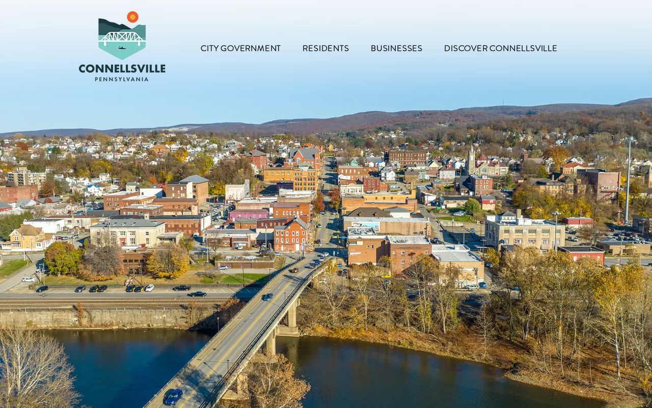 Connellsville criminal records source on the official city government website